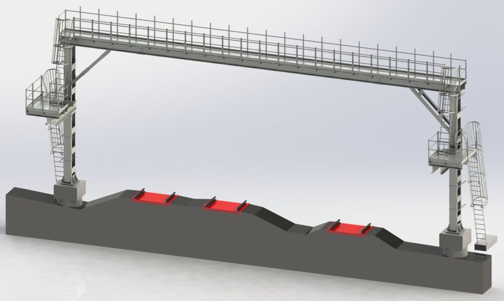 RAILWAY GANTRY STRUCTURE